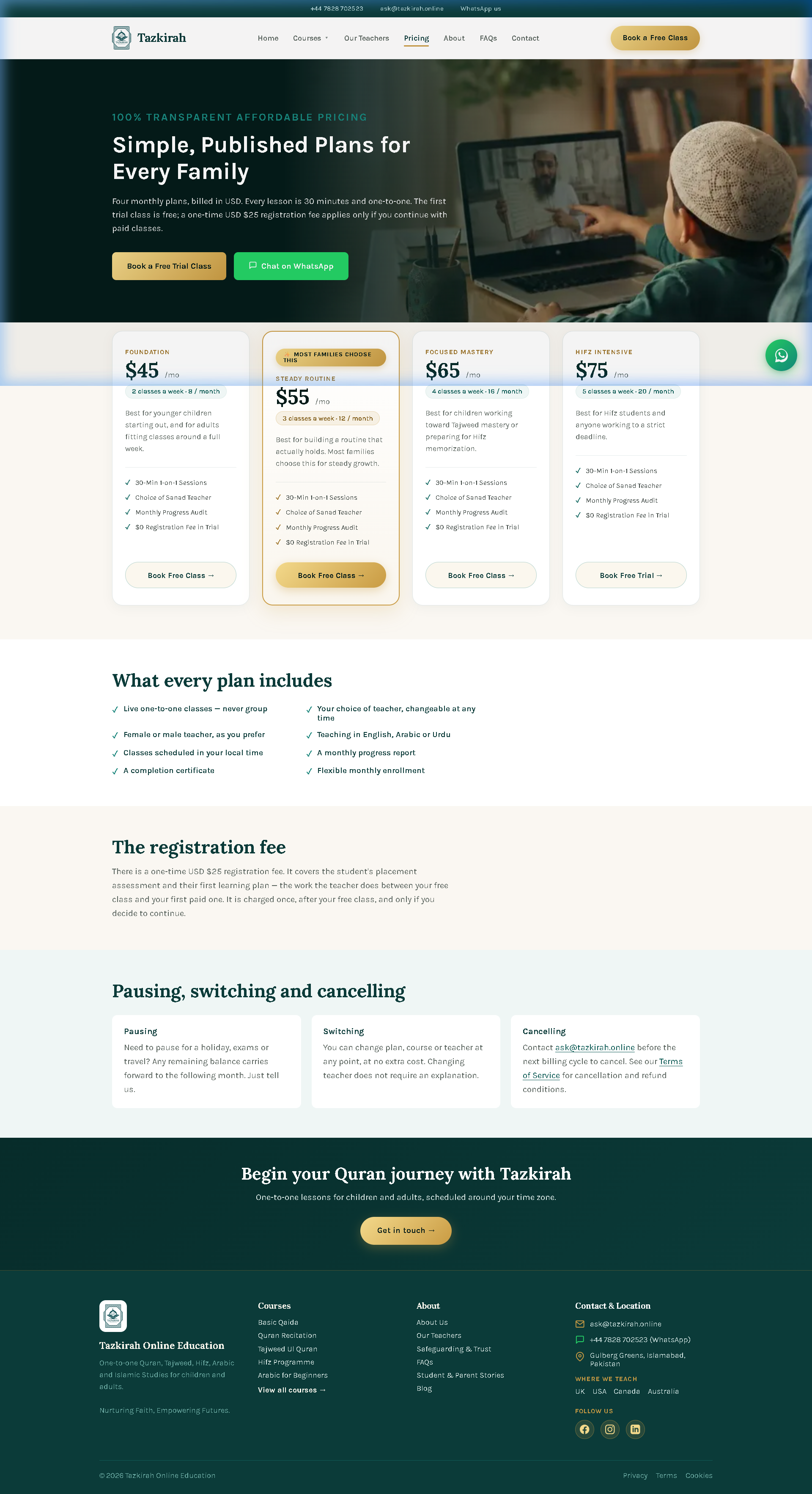 Tazkirah — Online Quran & Arabic Academy Gallery Preview 2